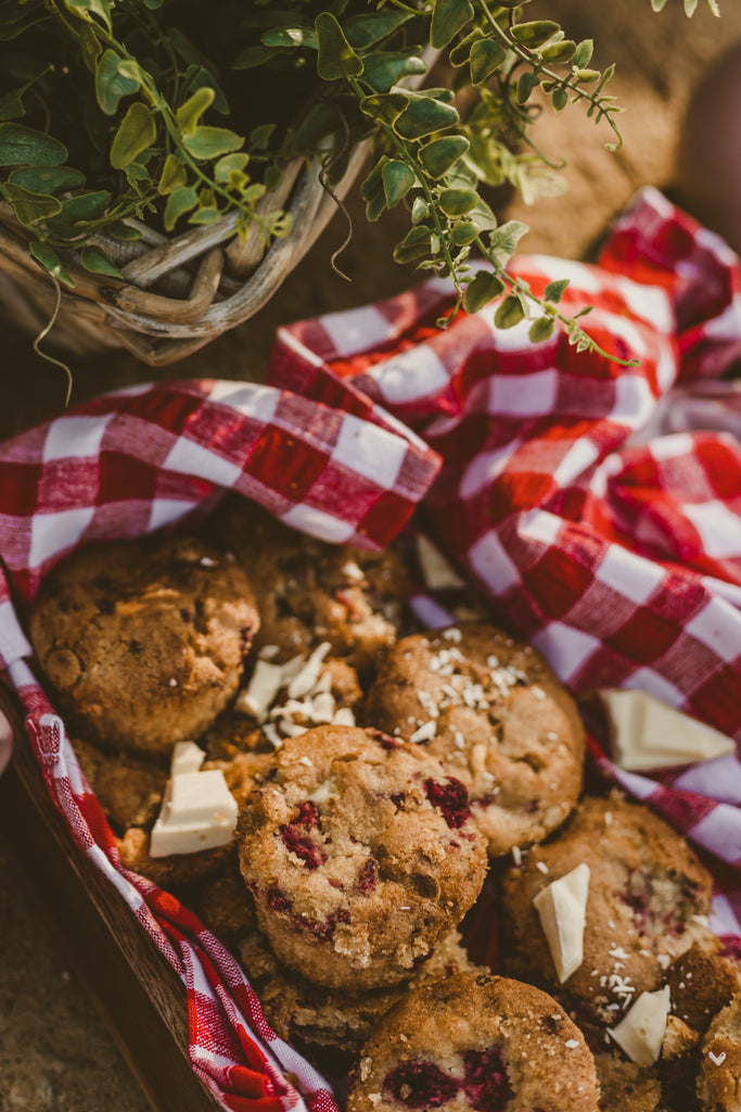 Gluten Free White Chocolate Muffins