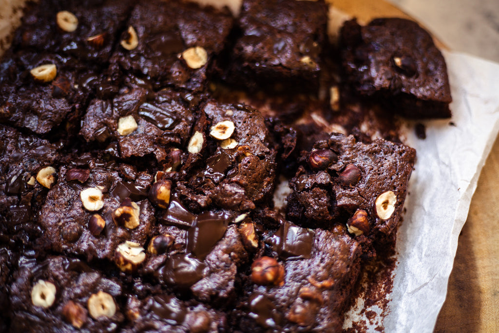 Drunken Hazelnut, Cranberry & Dark Chocolate Brownie