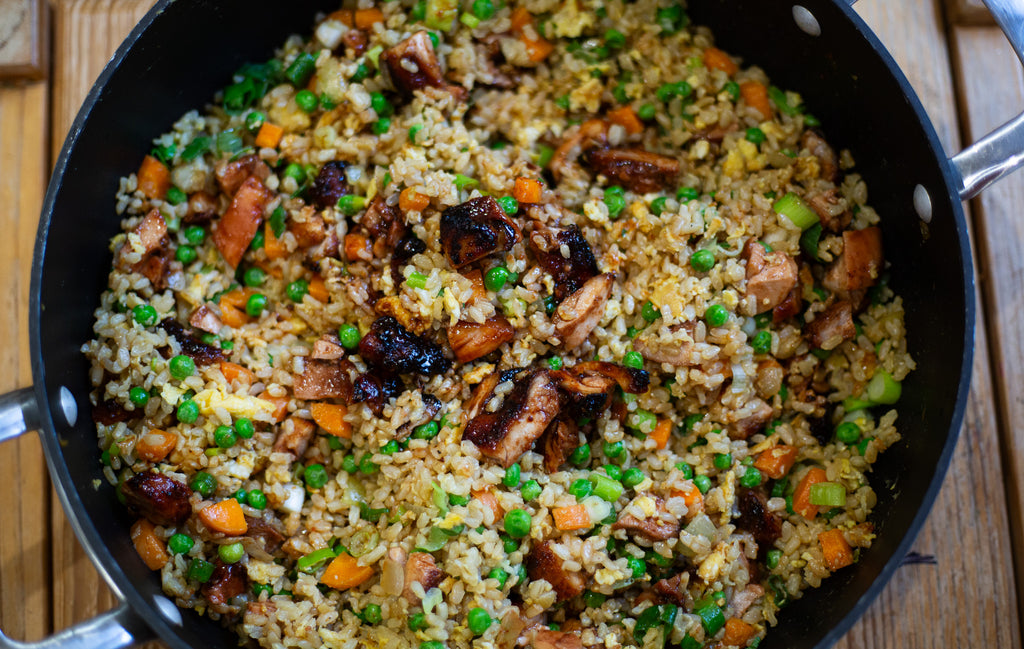 Char Siu Chicken with Egg Fried Rice