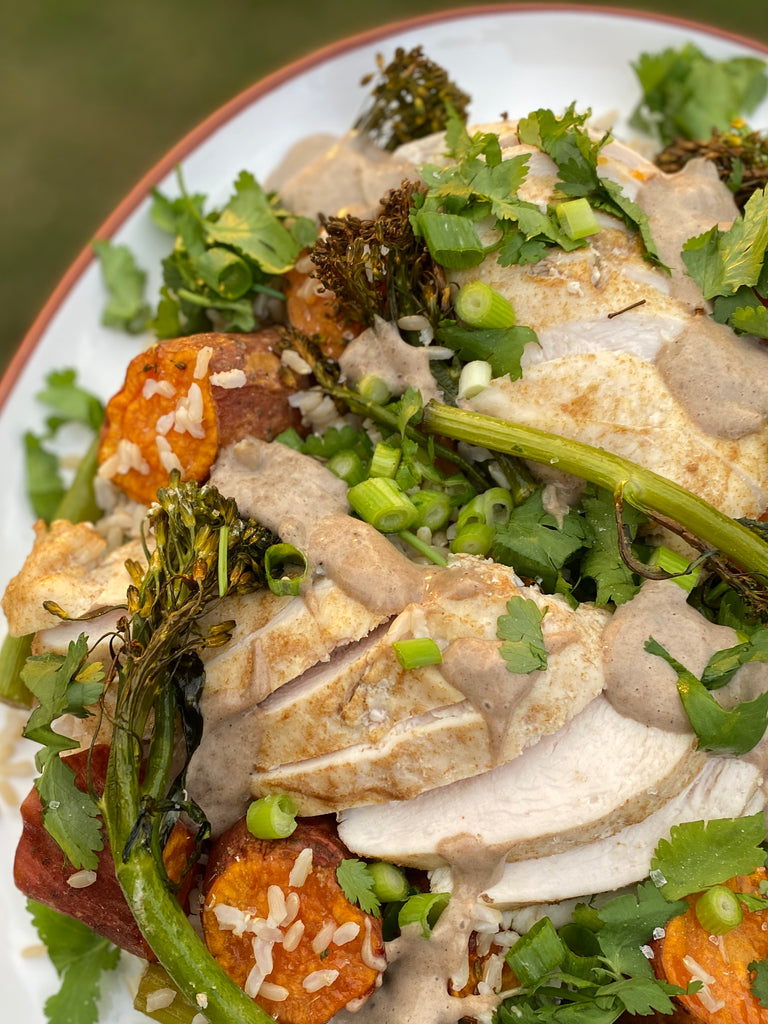 Warm Chicken & Broccolini Salad