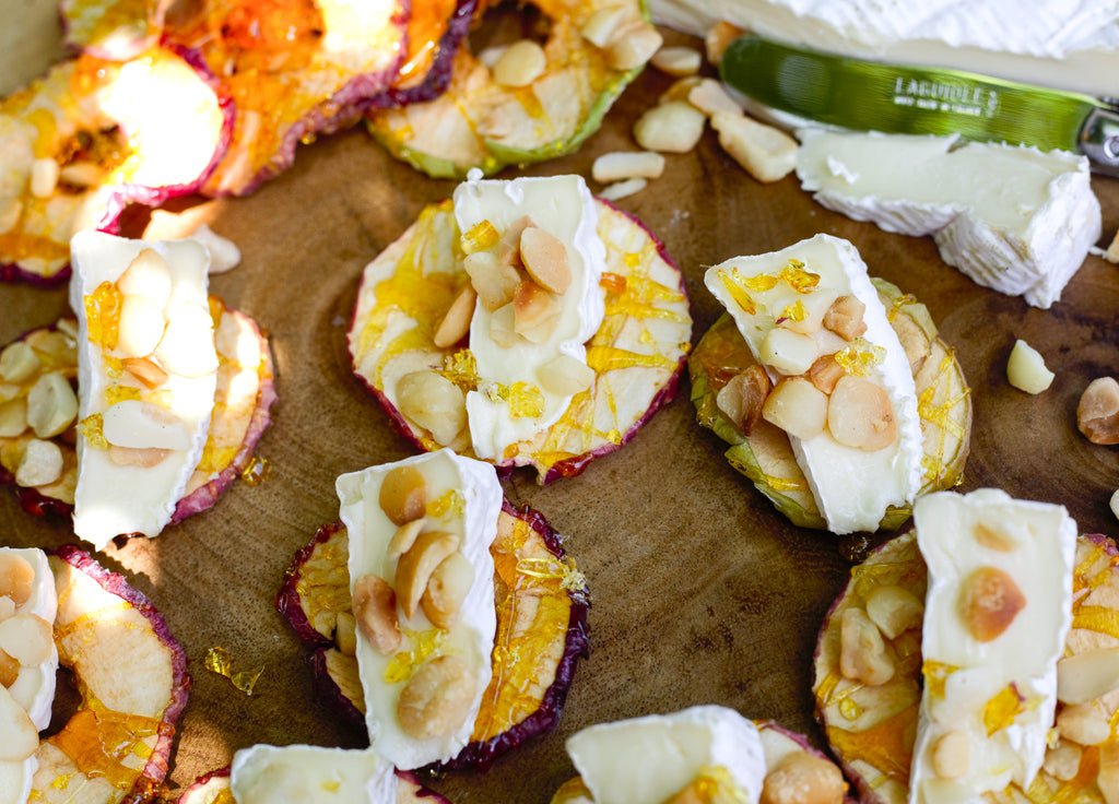 Toffee, Apple & Brie Nibbles